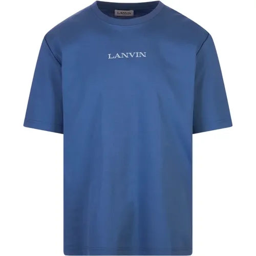 Lanvin - Tops > T-Shirts - Blue - Lanvin - Modalova
