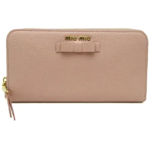 Pre-owned > Pre-owned Accessories > Pre-owned Wallets - - Miu Miu Pre-owned - Modalova