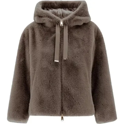 Jackets > Faux Fur & Shearling Jackets - - Herno - Modalova