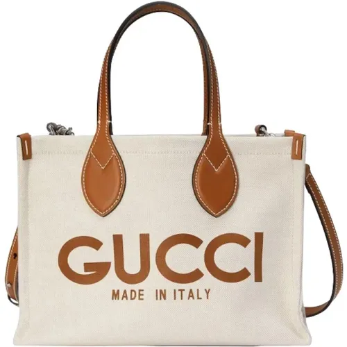 Gucci - Bags > Tote Bags - Beige - Gucci - Modalova