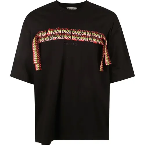 Lanvin - Tops > T-Shirts - Black - Lanvin - Modalova