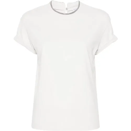 Tops > T-Shirts - - BRUNELLO CUCINELLI - Modalova