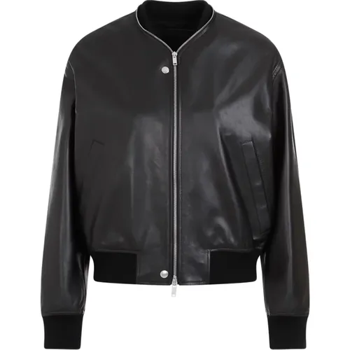 Jackets > Leather Jackets - - Jil Sander - Modalova