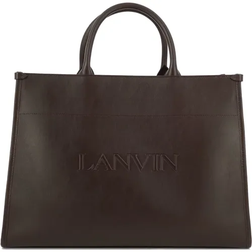 Lanvin - Bags > Tote Bags - Brown - Lanvin - Modalova