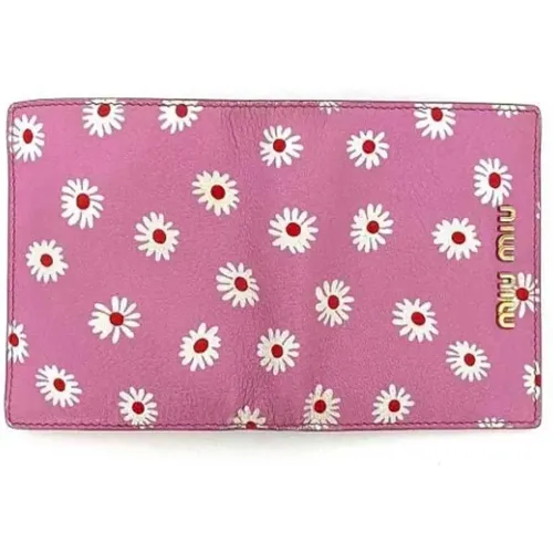 Pre-owned > Pre-owned Accessories > Pre-owned Wallets - - Miu Miu Pre-owned - Modalova