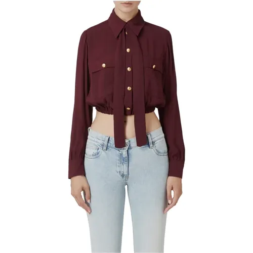 Blouses & Shirts > Shirts - - Elisabetta Franchi - Modalova