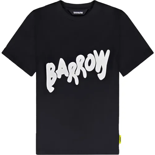 Barrow - Tops > T-Shirts - Black - Barrow - Modalova