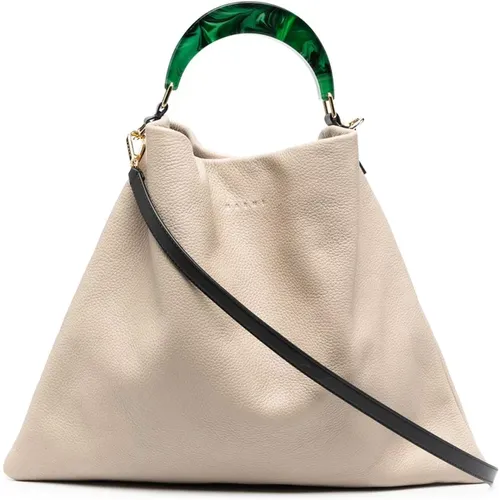 Marni - Bags > Tote Bags - Beige - Marni - Modalova