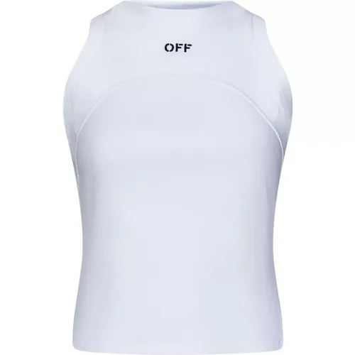 Off - Tops > Sleeveless Tops - - Off White - Modalova