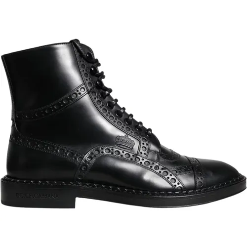 Shoes > Boots > Lace-up Boots - - Dolce & Gabbana - Modalova