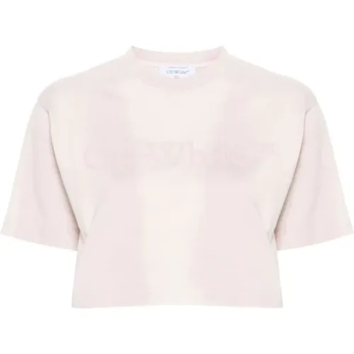 Tops > T-Shirts - - Off White - Modalova