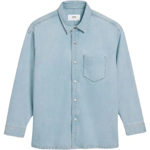 Shirts > Denim Shirts - - Ami Paris - Modalova