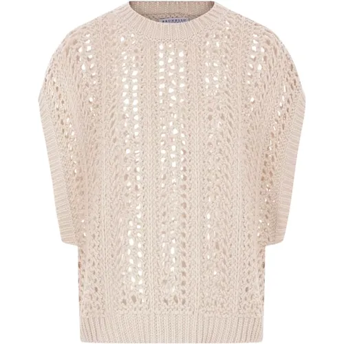 Knitwear > Round-neck Knitwear - - BRUNELLO CUCINELLI - Modalova