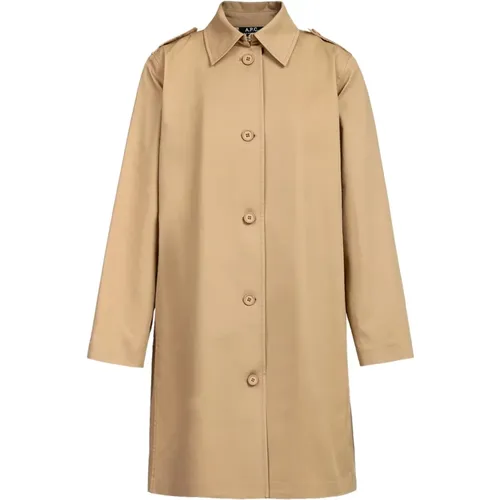 Coats > Single-Breasted Coats - - A.p.c. - Modalova