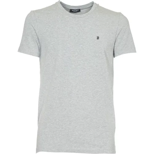 Dondup - Tops > T-Shirts - Gray - Dondup - Modalova