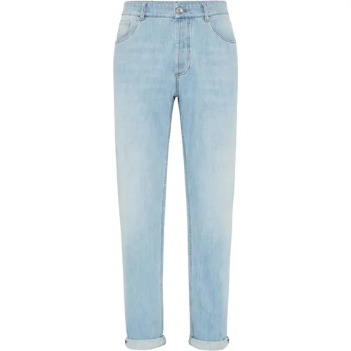 Jeans > Slim-fit Jeans - - BRUNELLO CUCINELLI - Modalova