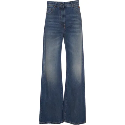 Msgm - Jeans > Wide Jeans - Blue - Msgm - Modalova