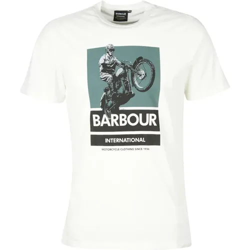 Barbour - Tops > T-Shirts - White - Barbour - Modalova