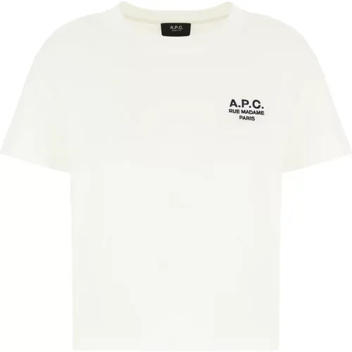 A.p.c. - Tops > T-Shirts - White - A.p.c. - Modalova