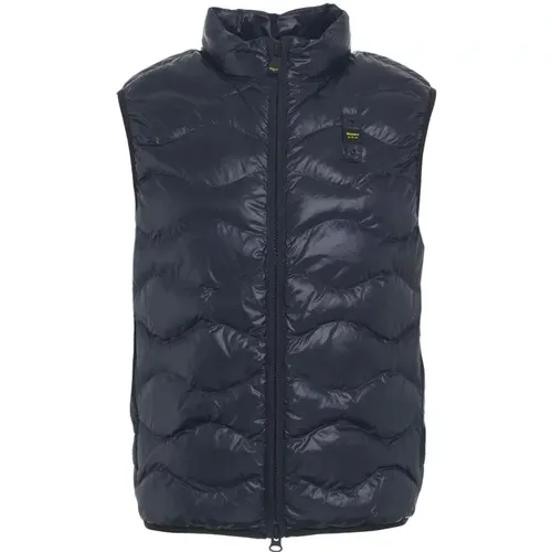 Blauer - Jackets > Vests - Blue - Blauer - Modalova