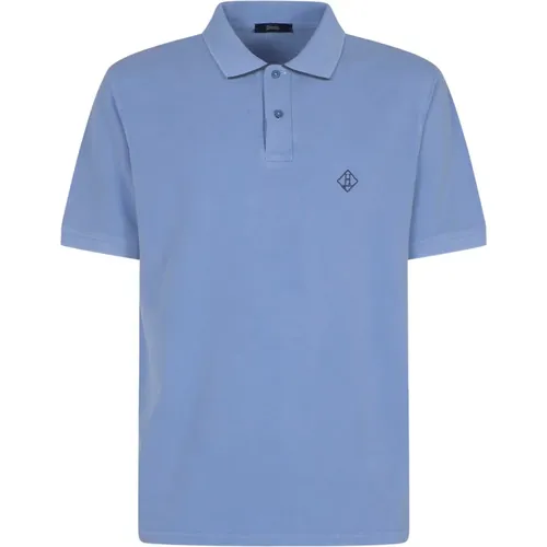 Herno - Tops > Polo Shirts - Blue - Herno - Modalova