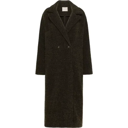 Coats > Double-Breasted Coats - - Momoni - Modalova