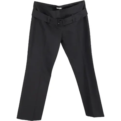 Pre-owned > Pre-owned Trousers - - Miu Miu Pre-owned - Modalova