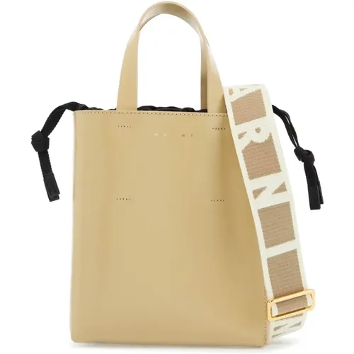 Marni - Bags > Tote Bags - Beige - Marni - Modalova