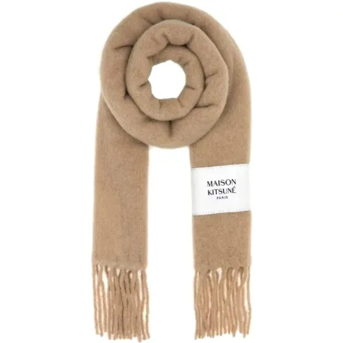 Accessories > Scarves > Winter Scarves - - Maison Kitsuné - Modalova