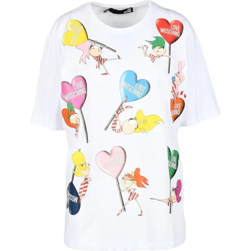 Tops > T-Shirts - - Love Moschino - Modalova