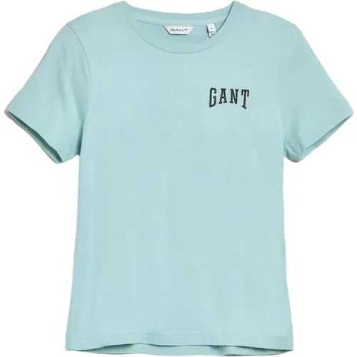 Gant - Tops > T-Shirts - Green - Gant - Modalova