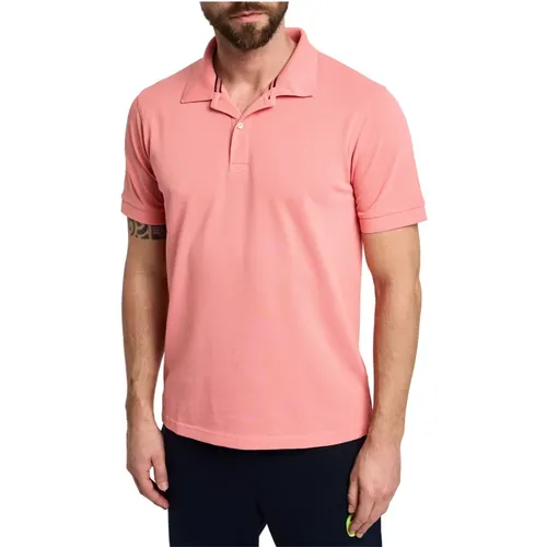 Sun68 - Tops > Polo Shirts - Pink - Sun68 - Modalova
