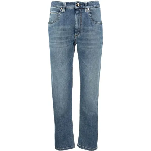 Jeans > Straight Jeans - - BRUNELLO CUCINELLI - Modalova