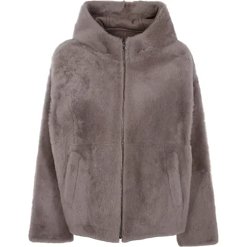 Jackets > Faux Fur & Shearling Jackets - - Yves Salomon - Modalova