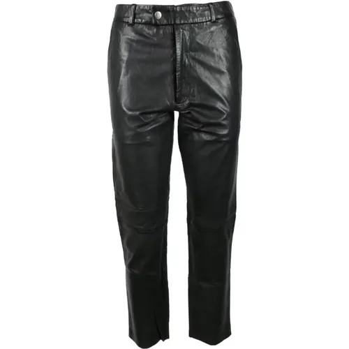 Trousers > Leather Trousers - - Bully - Modalova