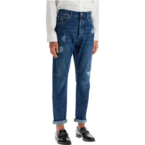 Jeans > Slim-fit Jeans - - BRUNELLO CUCINELLI - Modalova