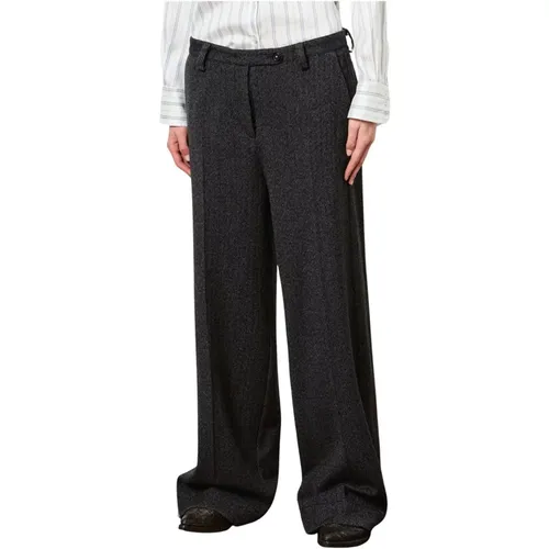 Trousers > Wide Trousers - - Massimo Alba - Modalova