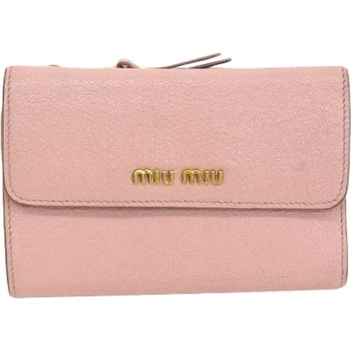 Pre-owned > Pre-owned Accessories > Pre-owned Wallets - - Miu Miu Pre-owned - Modalova