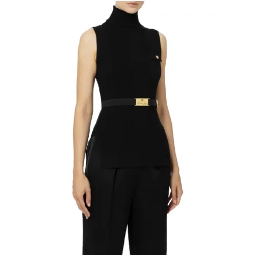 Tops > Sleeveless Tops - - Elisabetta Franchi - Modalova