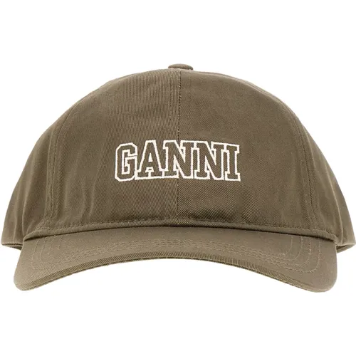 Accessories > Hats > Caps - - Ganni - Modalova