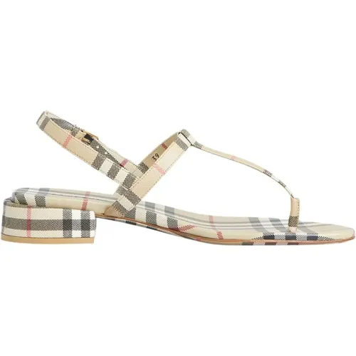 Shoes > Sandals > Flat Sandals - - Burberry - Modalova