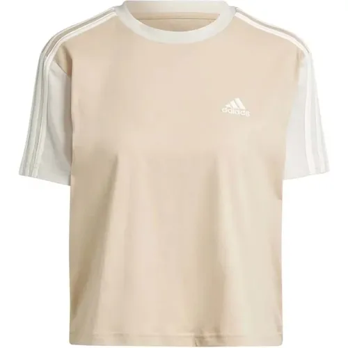 Adidas - Tops > T-Shirts - Beige - Adidas - Modalova