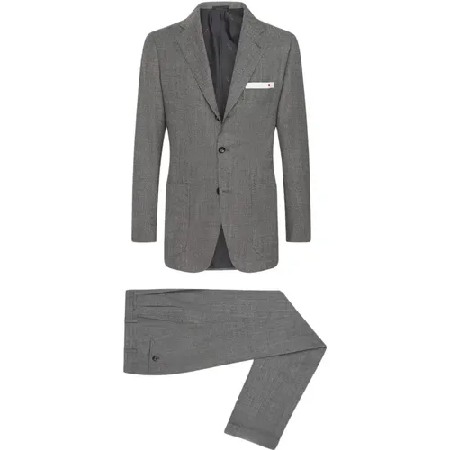 Suits > Suit Sets > Single Breasted Suits - - Kiton - Modalova