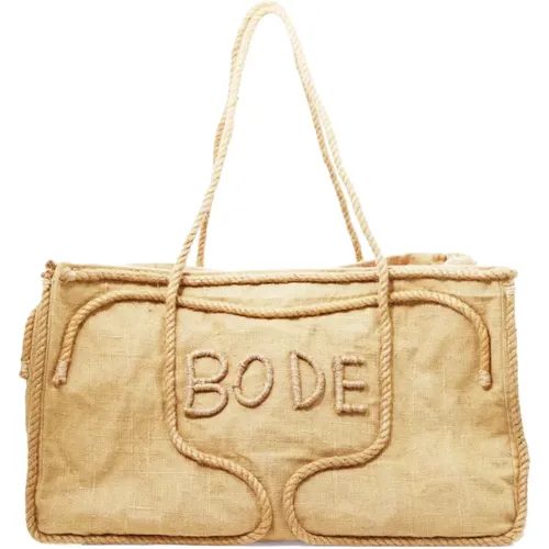 Bode - Bags > Tote Bags - Beige - Bode - Modalova