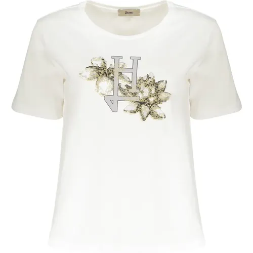 Herno - Tops > T-Shirts - White - Herno - Modalova