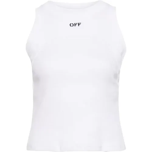 Off - Tops > Sleeveless Tops - - Off White - Modalova