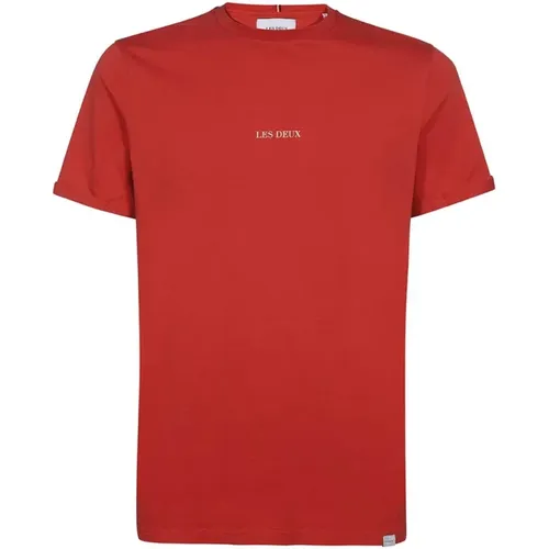 Les Deux - Tops > T-Shirts - Red - Les Deux - Modalova