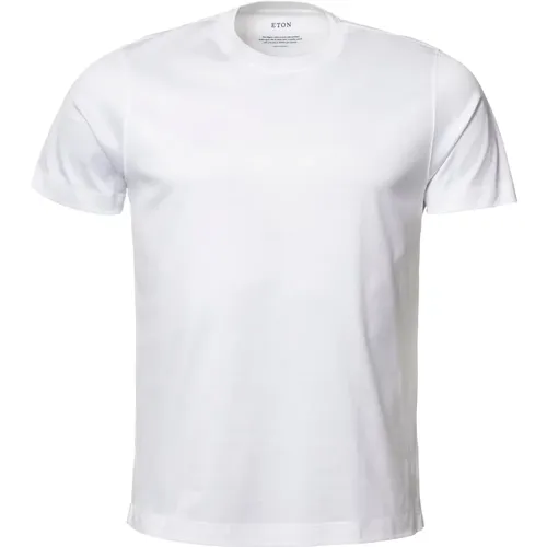 Eton - Tops > T-Shirts - White - Eton - Modalova