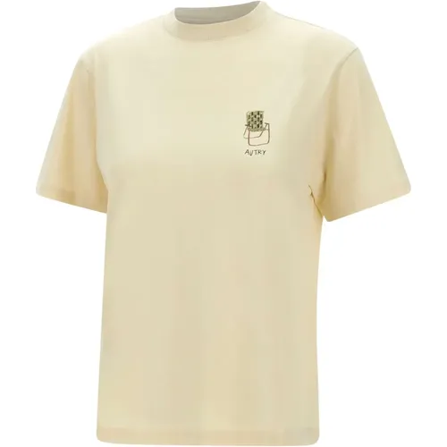 Autry - Tops > T-Shirts - Beige - Autry - Modalova