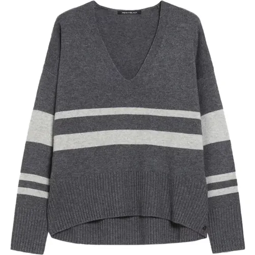 Knitwear > V-neck Knitwear - - Pennyblack - Modalova